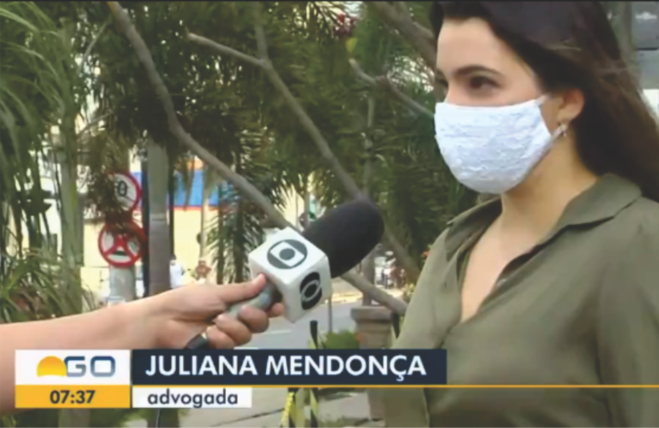 JORNAL BOM DIA GOIÁS. Entrevista Juliana Mendonça. Teletrabalho e Home Office. Direitos e deveres.